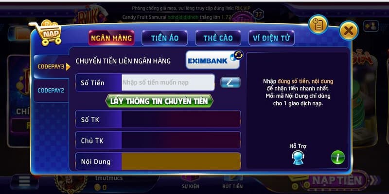 Hướng Dẫn Rikvip Rút tiền từ tài khoản Rikvip